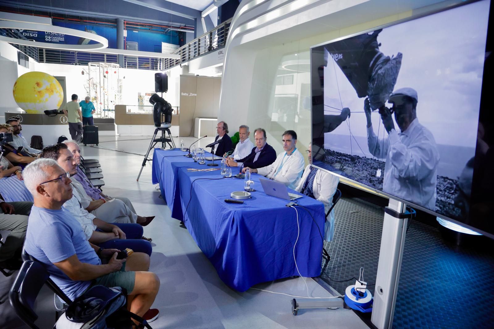 Así fue la presentación del trío ibérico de eclipses