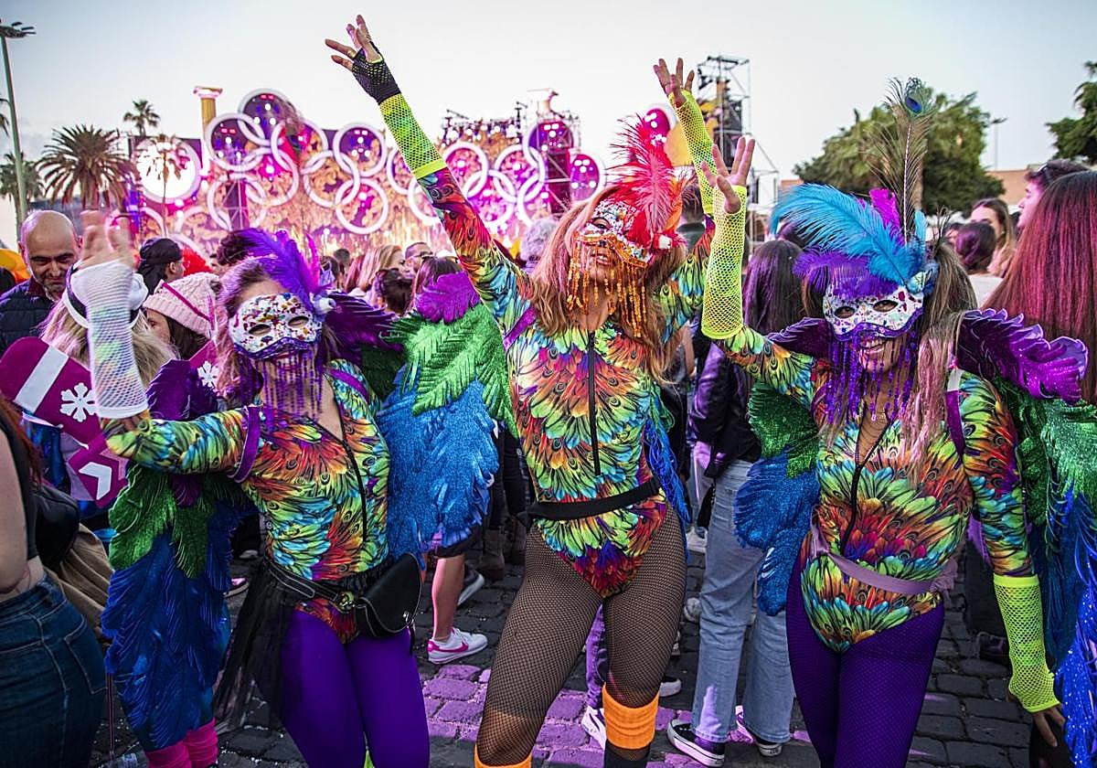 Uno de los actos del carnaval capitalino de 2025.