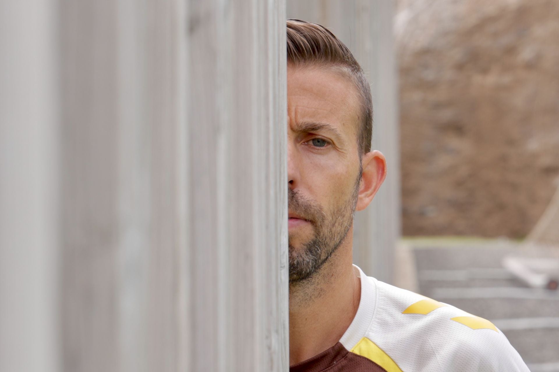 Luis García, en Barranco Seco.