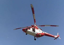 Imagen de archivo de un helicóptero de GES.