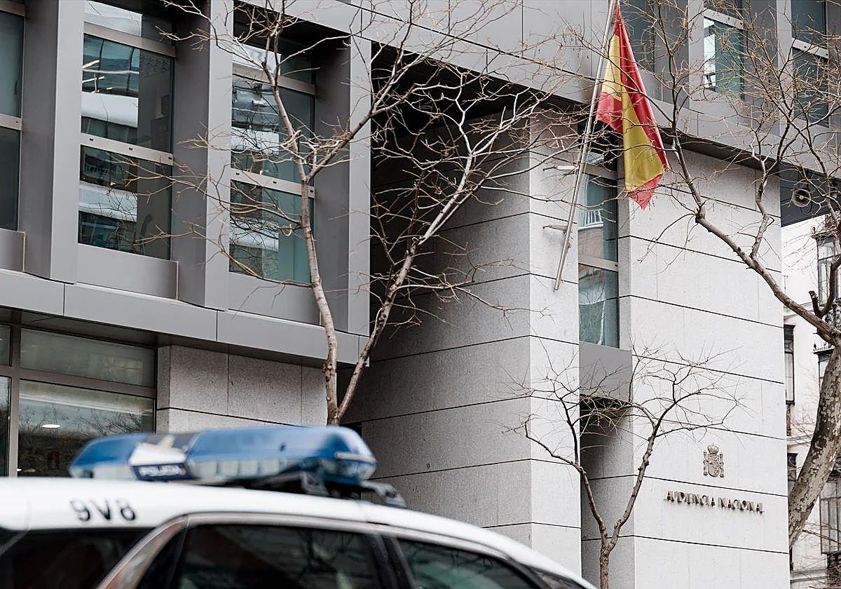 Imagen de la fachada de la Audiencia Nacional.