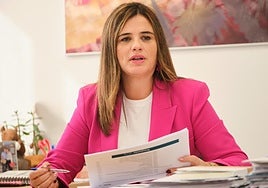 Nuria Cabrera, consejera de Promoción Económica y Fomento del Empleo.