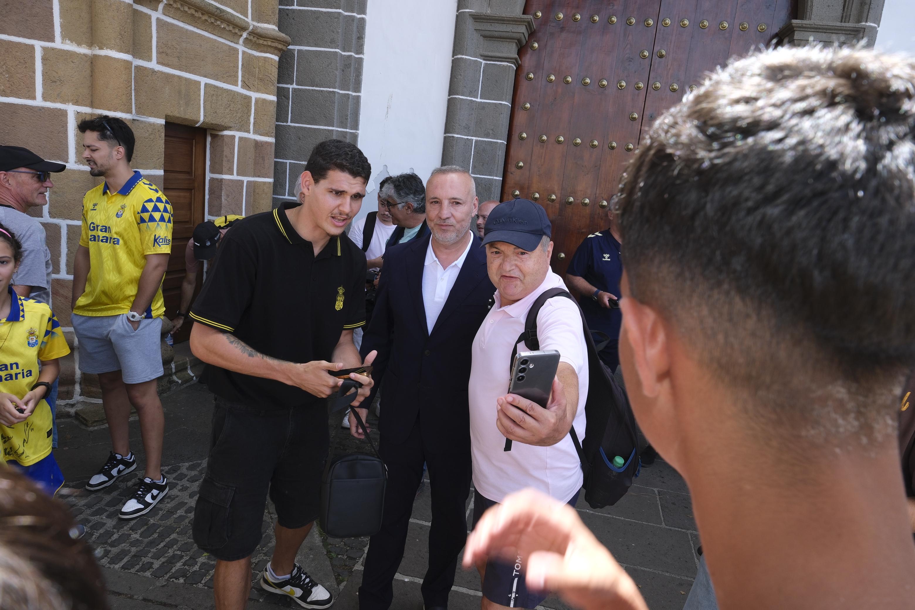 La UD visita Teror con ilusiones de Primera