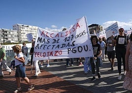 Protesta de los vecinos de Las Torres.