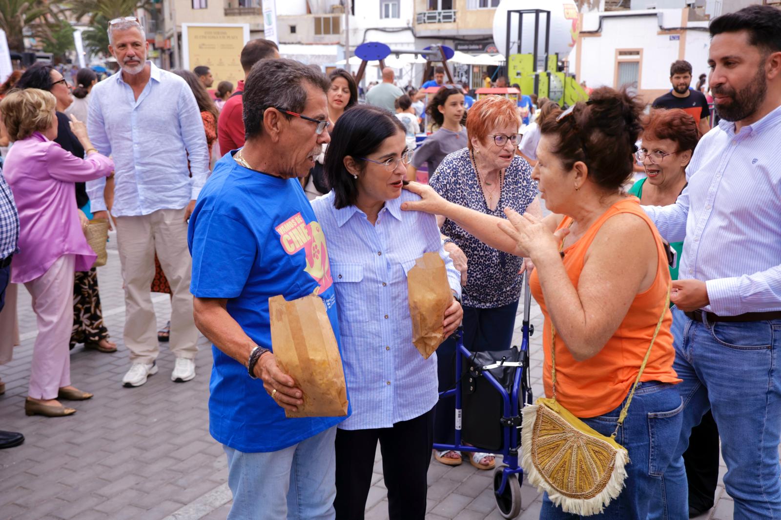 El &#039;Cine de Verano&#039; llena la Plaza del Pilar en Guanarteme
