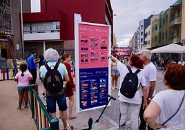 El 'Cine de Verano' llena la Plaza del Pilar en Guanarteme