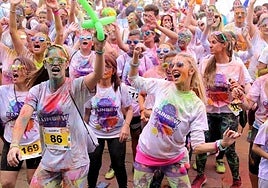 Imagen de archivo de una pasada edición de la carrera familiar Rainbow, en favor de Pequeño Valiente.