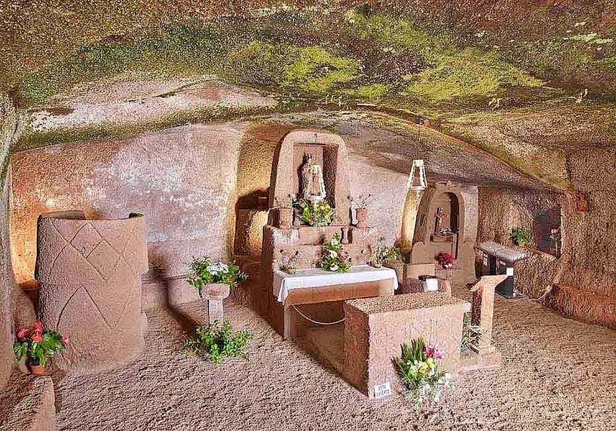 Virgen de la Cuevita, en Artenara.