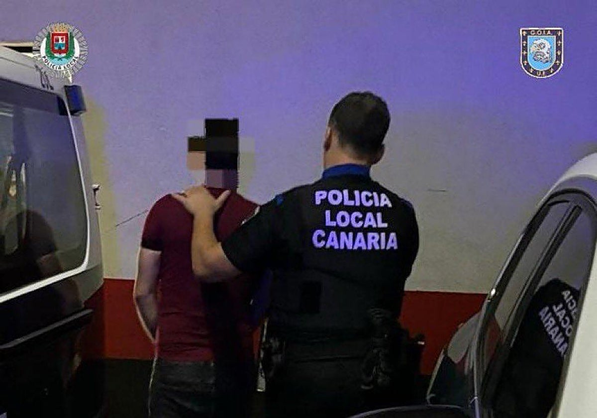 Imagen del detenido.