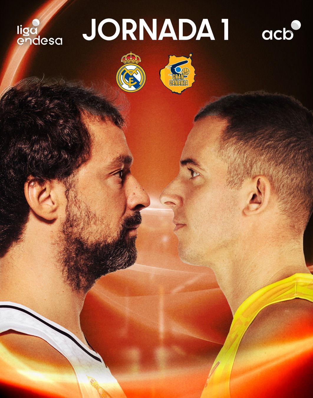 Imagen gráfica del primer enfrentamiento liguero.