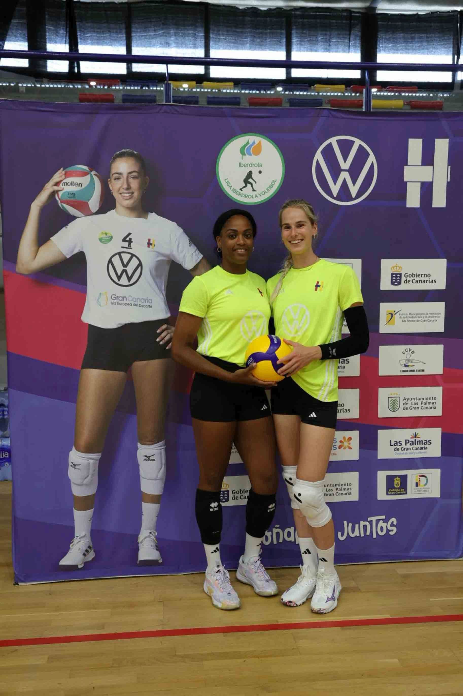 El primer entreno Heidelberg Voleibol, en imágenes