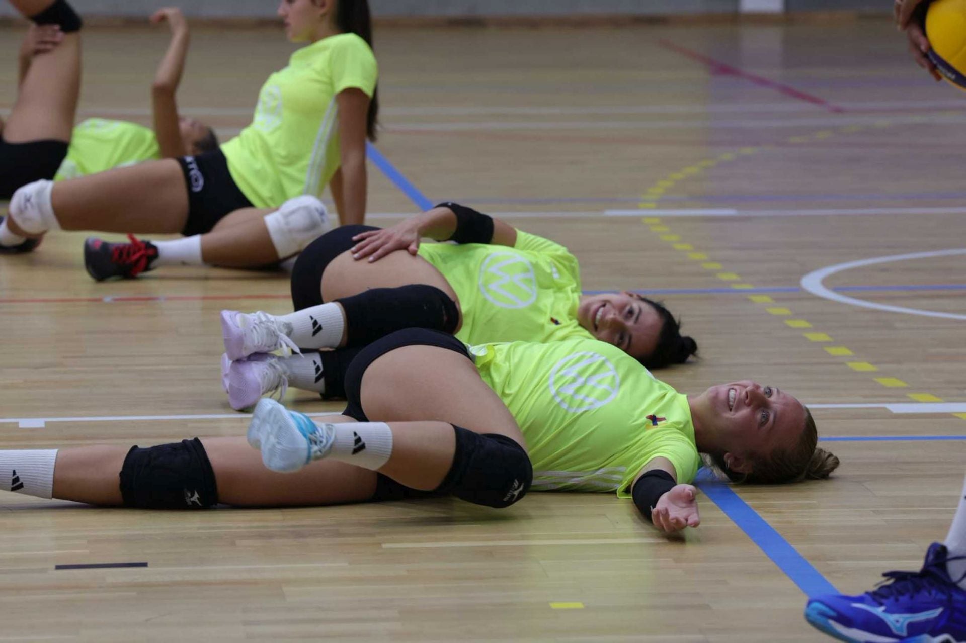 El primer entreno Heidelberg Voleibol, en imágenes