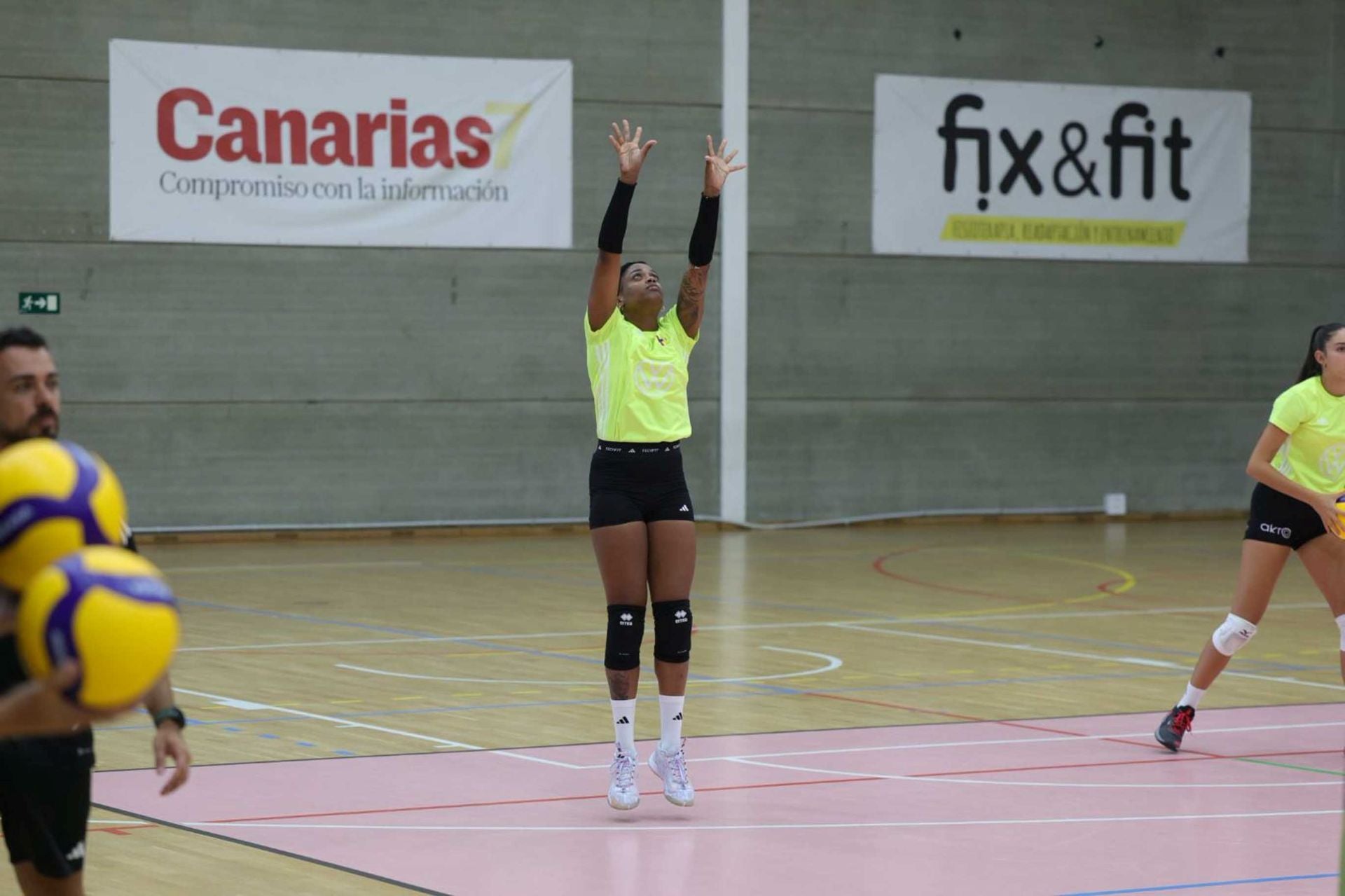 El primer entreno Heidelberg Voleibol, en imágenes