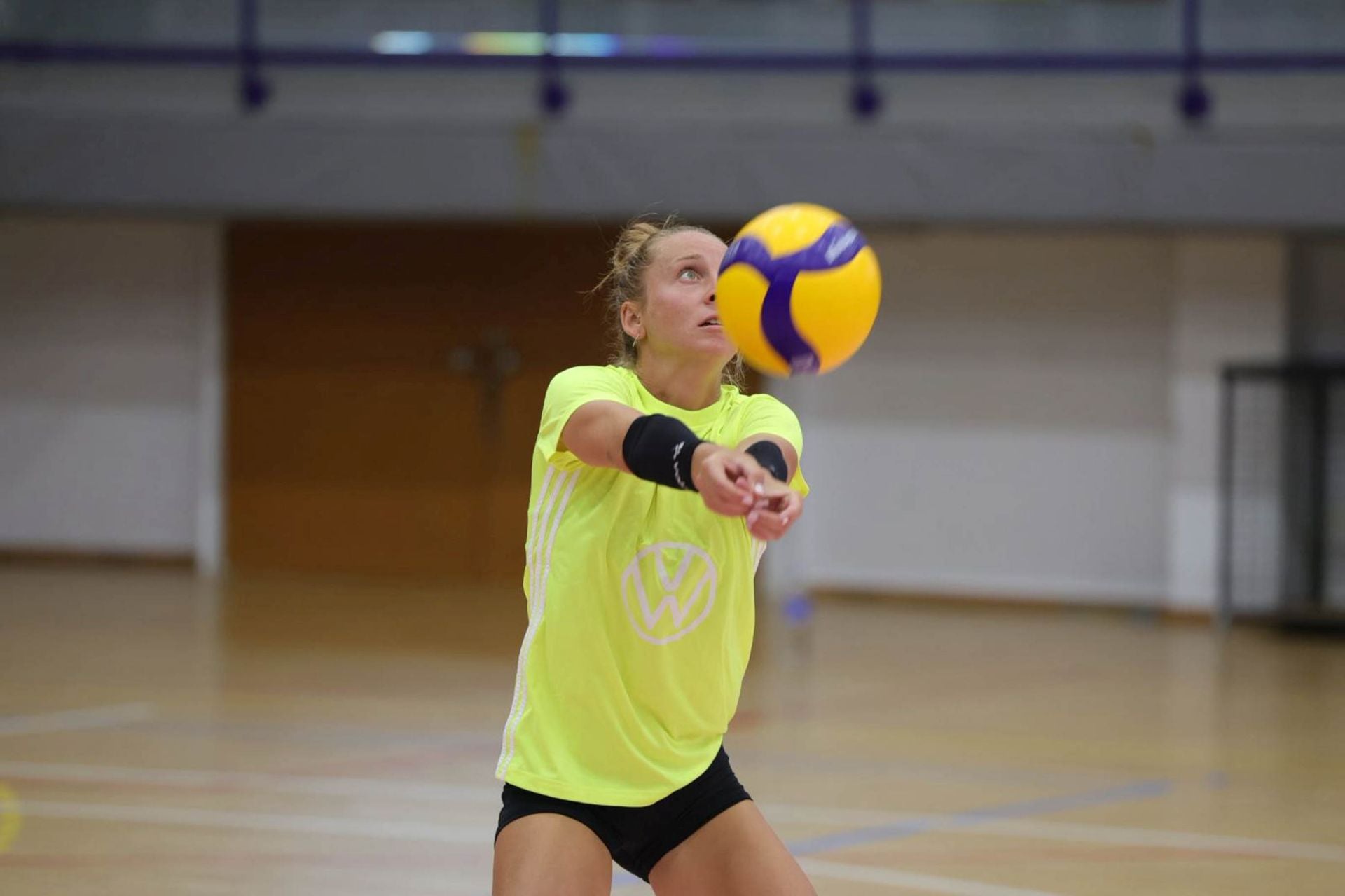 El primer entreno Heidelberg Voleibol, en imágenes