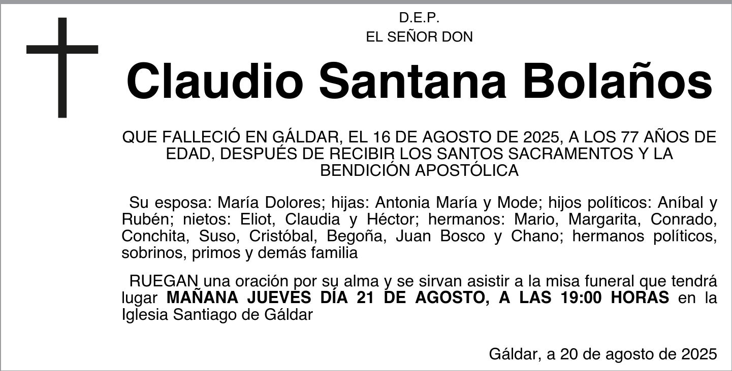 Claudio Santana Bolaños