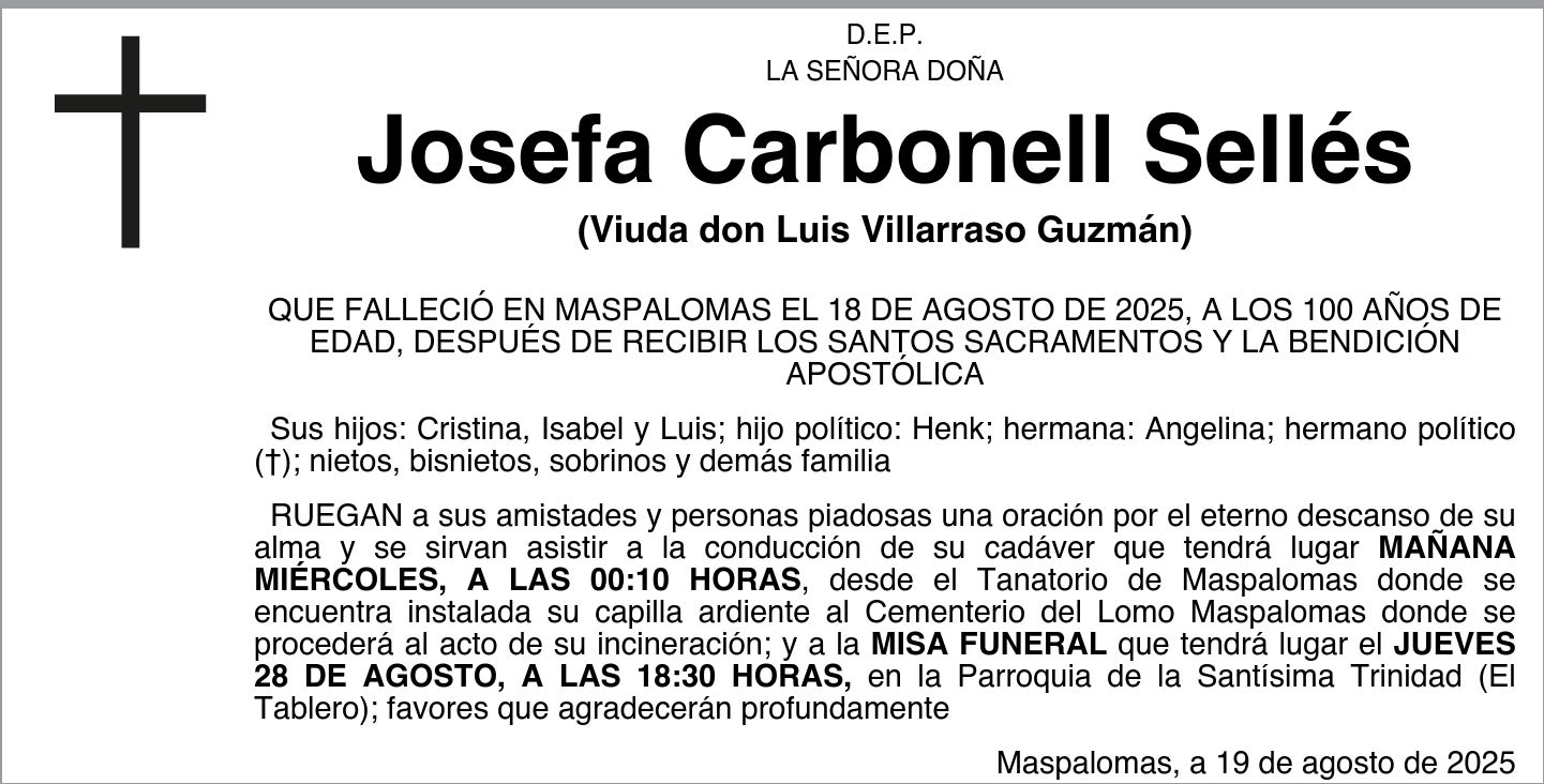 Josefa Carbonell Sellés