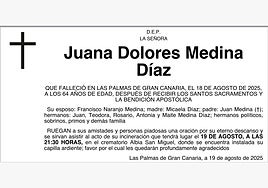 Juana  Dolores Medina Díaz