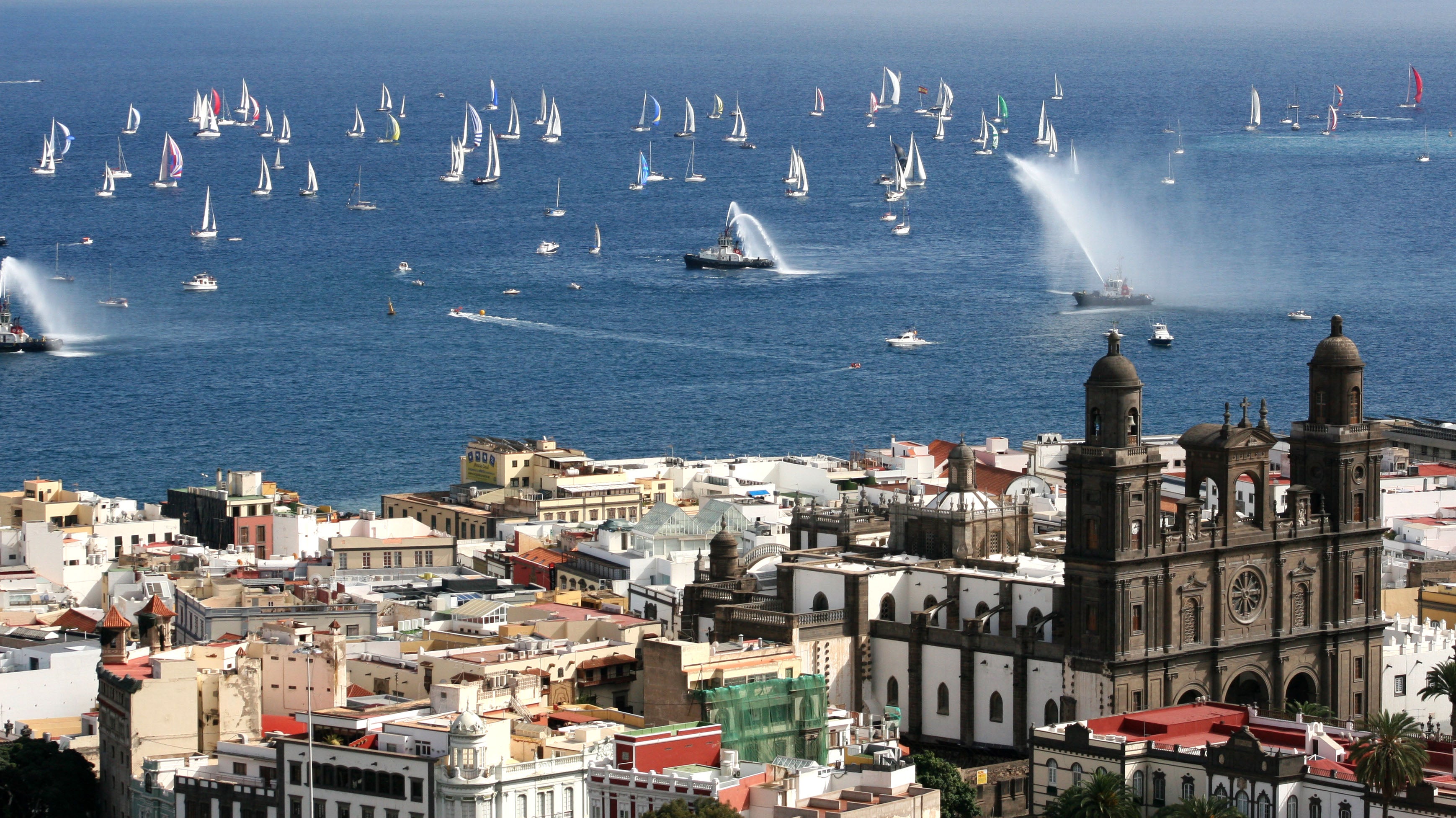 Vista de la ciudad desde el risco de San Nicolás.