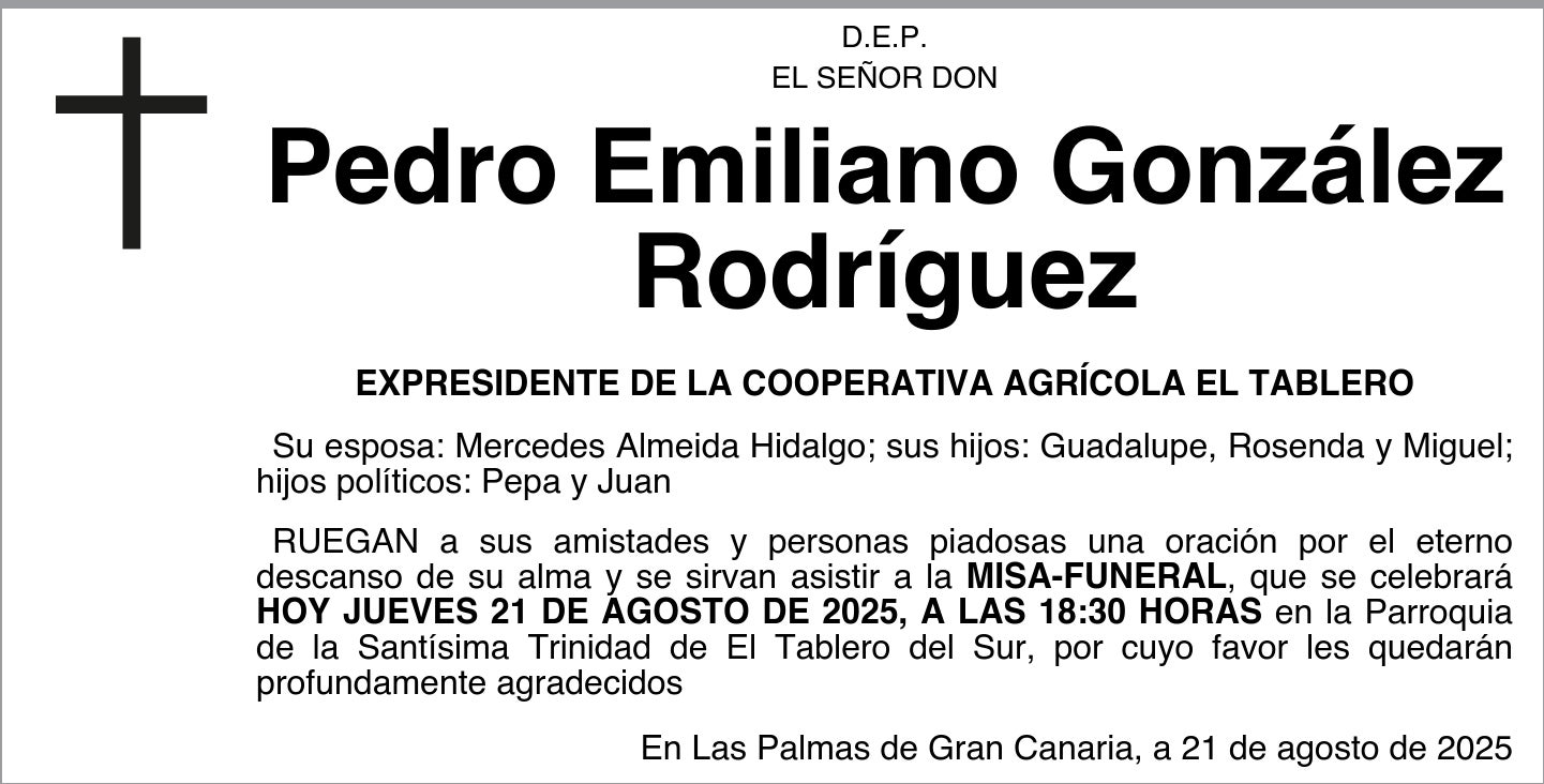 Pedro Emiliano González Rodríguez