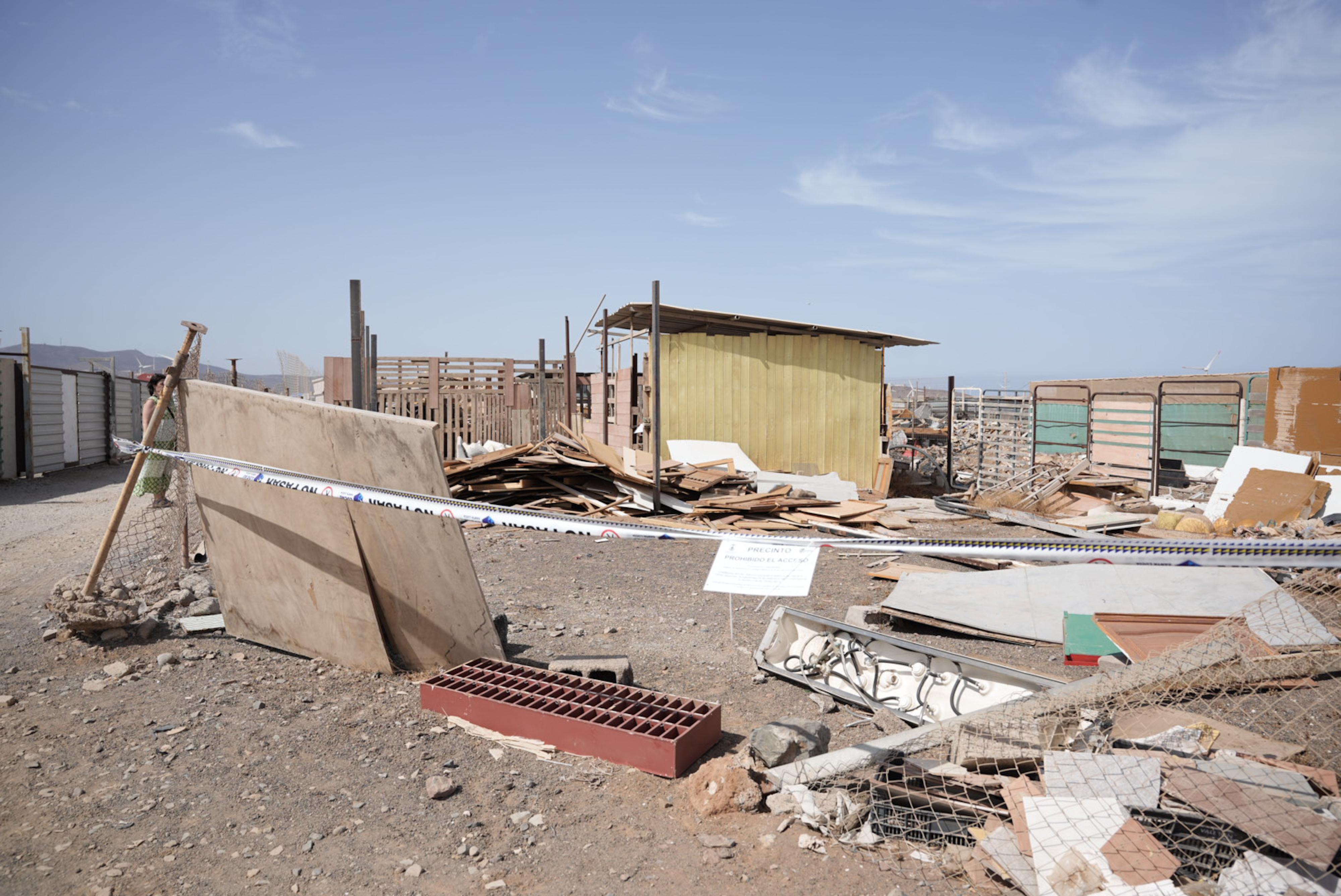 Los residentes en el asentamiento de Bahía de Formas no tienen dónde ir