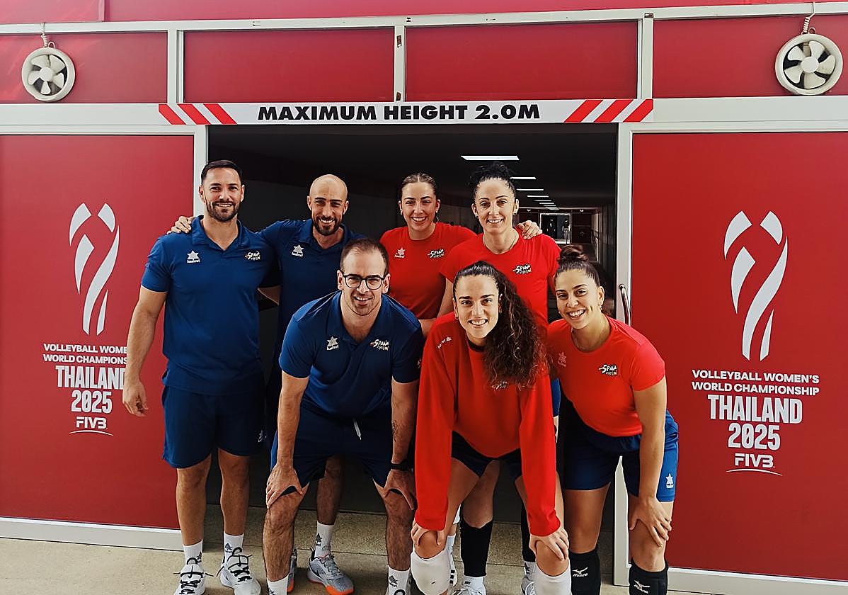Los integrantes canarios presentes en el Mundial de Tailandia femenino.