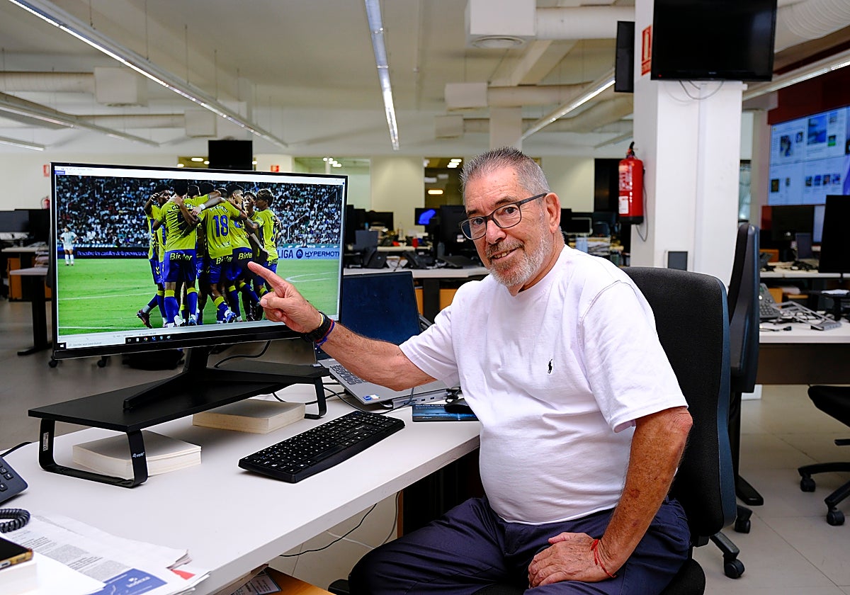 Imagen de Pacuco Rosales en la redacción de CANARIAS7.