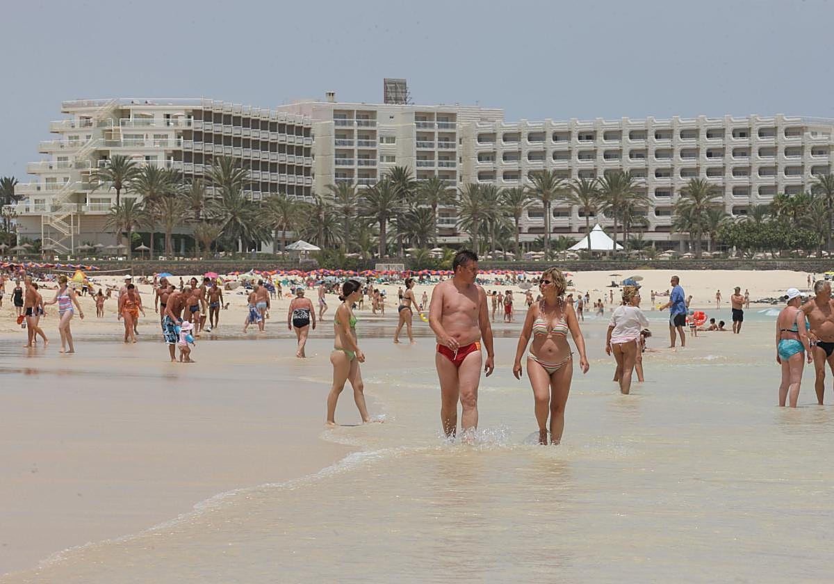 Actividad turística en el norte de la isla en fechas recientes.
