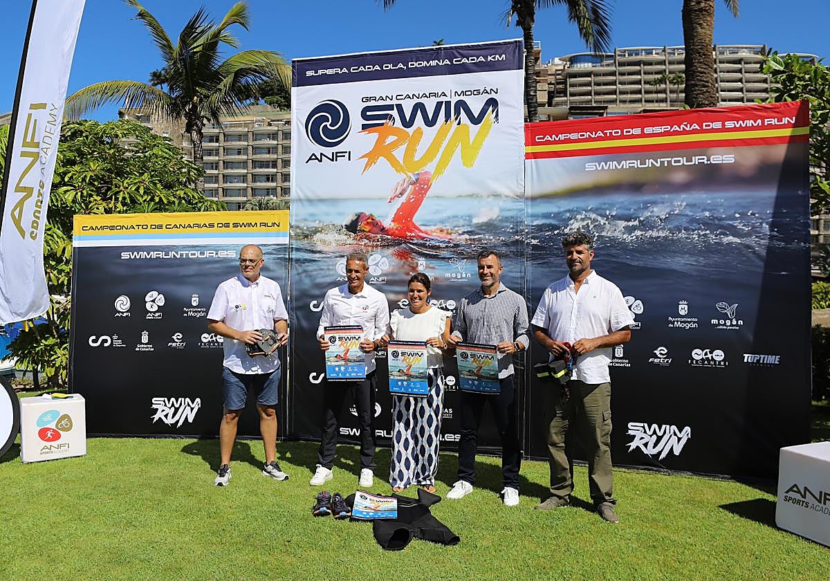 Imagen de la presentación del evento en Mogán.