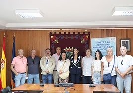 Participantes en la presentación de la Comunidad Energética de San Mateo.
