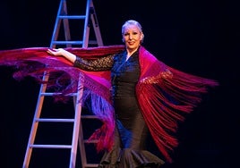 La bailaora Rocío Pozo, en uno de sus espectáculos.