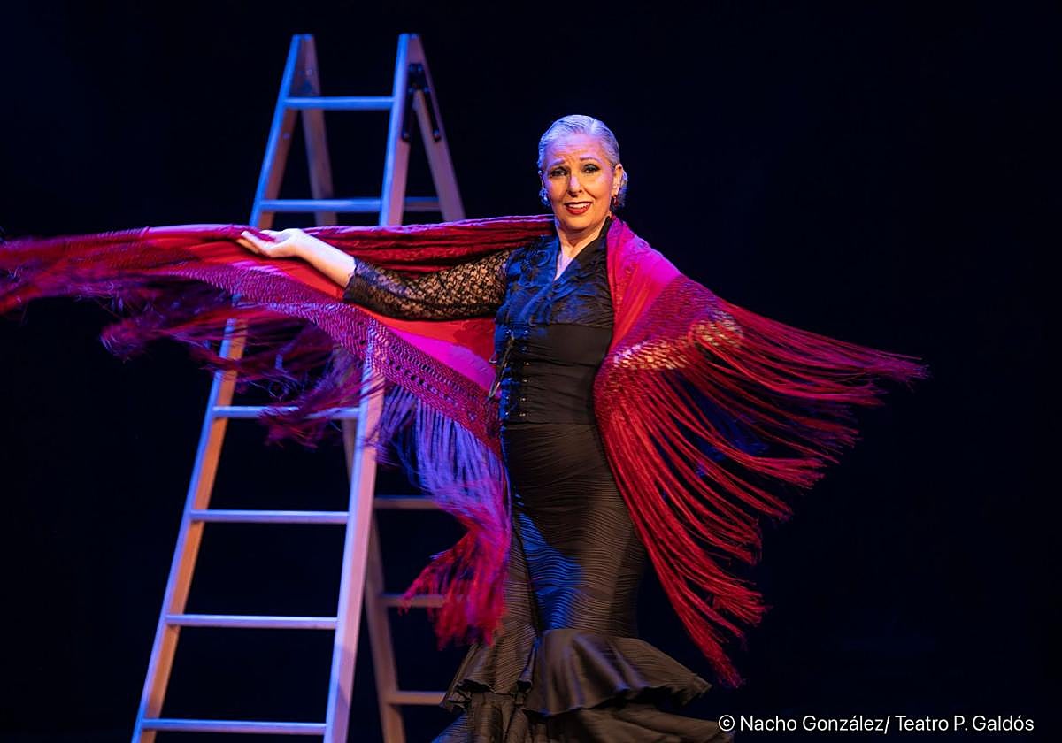 La bailaora Rocío Pozo, en uno de sus espectáculos.