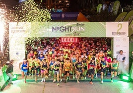 Imagen de archivo de la salida de la Binter NightRun de la capital grancanaria.