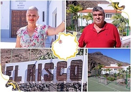 Vista panorámica del Risco de Agaete.