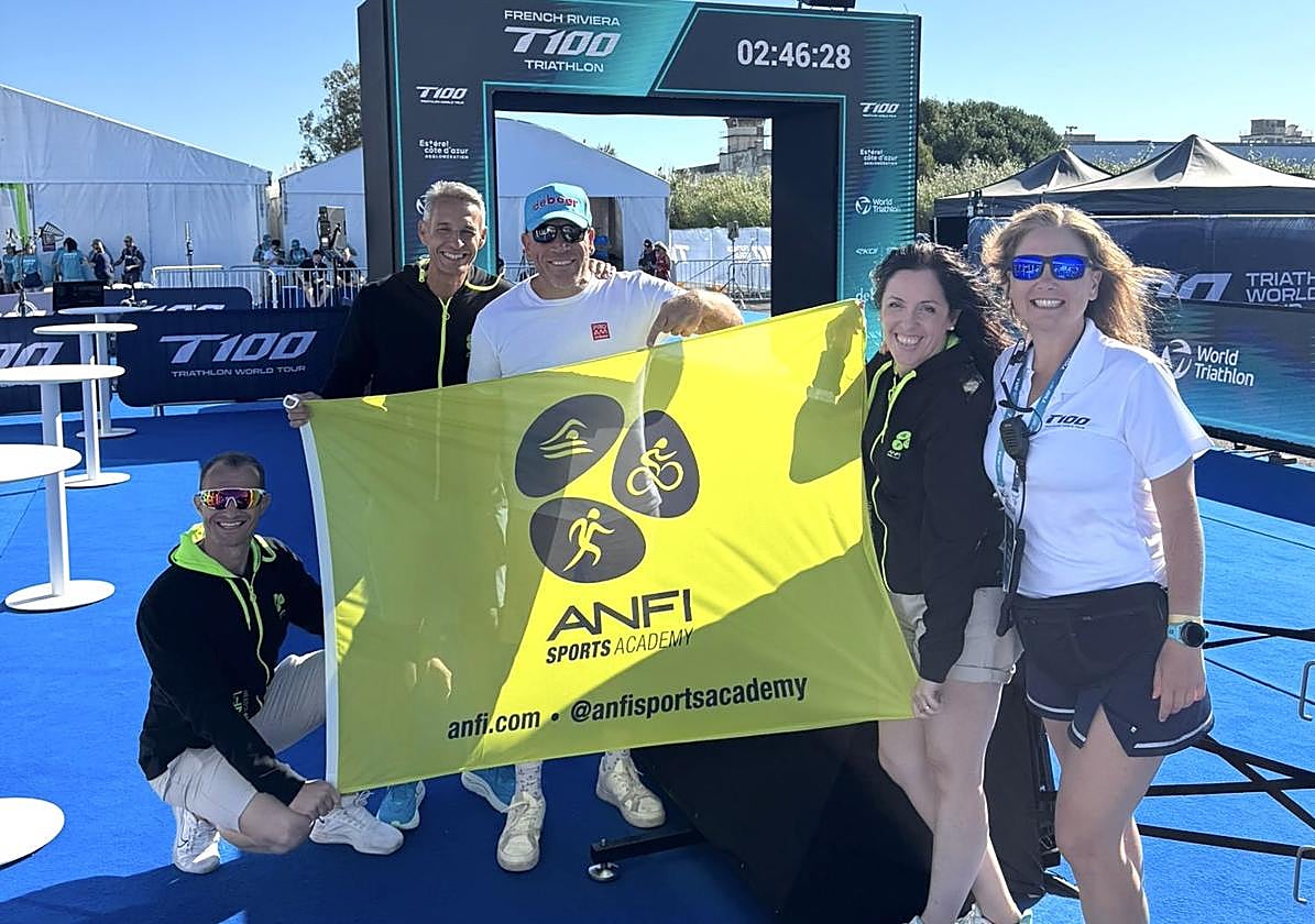 El equipo de Anfi Sports Academy, listo para la T100 de Niza.