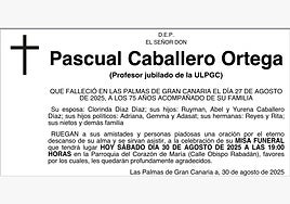 Pascual Caballero Ortega