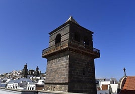 Torre de la Audiencia, en San Agustín, sede del TSJC.