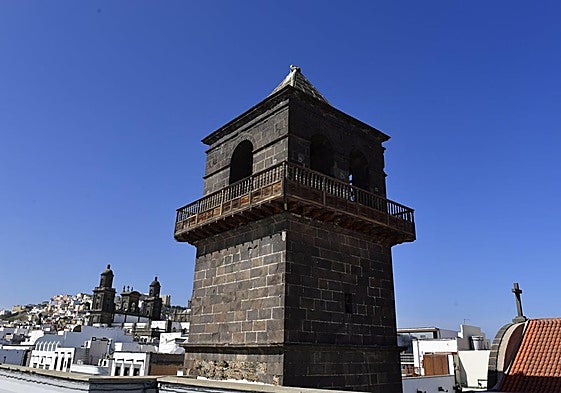 Torre de la Audiencia, en San Agustín, sede del TSJC.