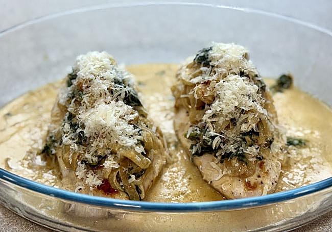 Coronamos con queso rallado