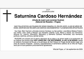 Saturnina Cardoso Hernández