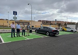 Estaciones de recarga de vehículos eléctricos estrenadas en La Garita.