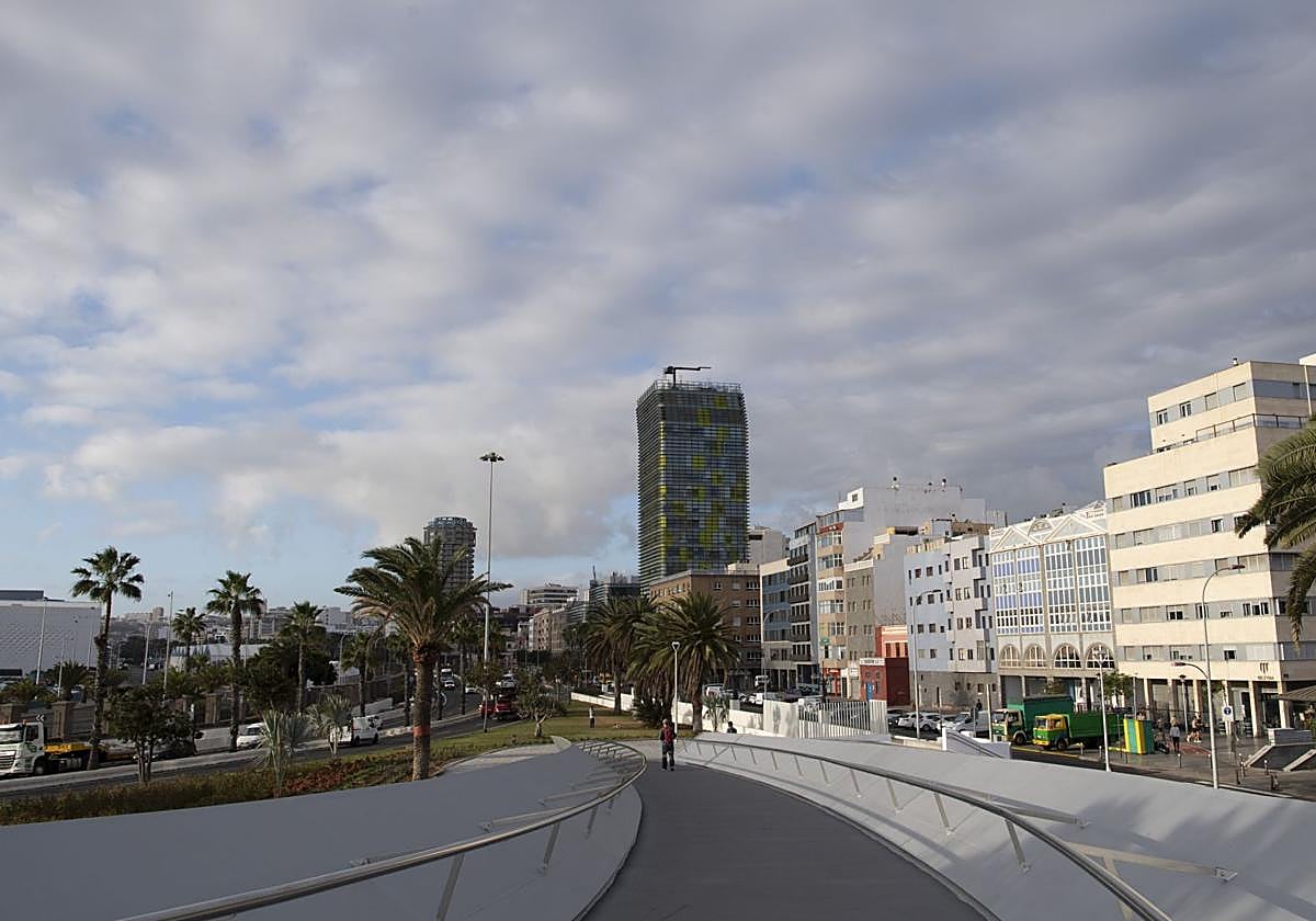 Cielos nubosos en Las Palmas de Gran Canaria.