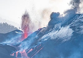 Erupción del volcán Tajogaite, en La Palma.