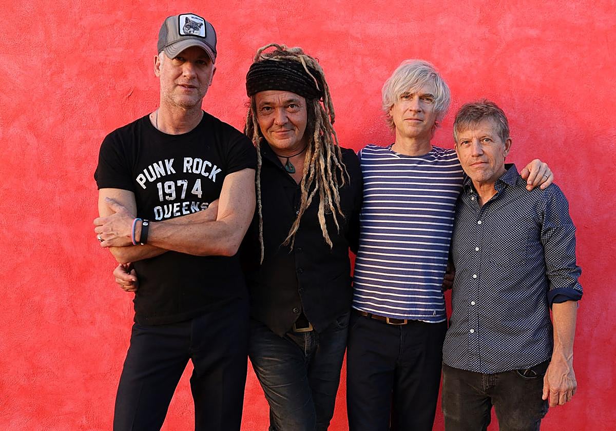 Los cuatro integrantes de Nada Surf, que tocan en el Phe Festival de Puerto de la Cruz.