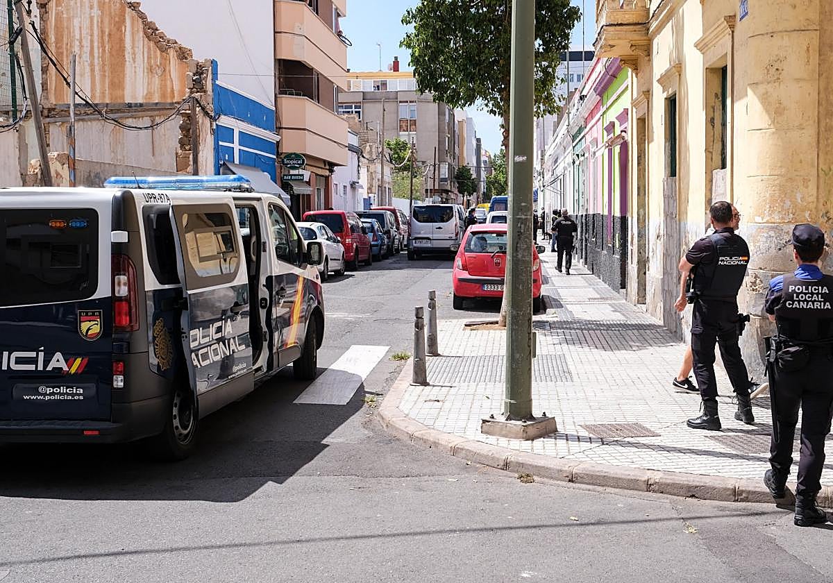 Imagen de archivo de una intervención policial en Arenales.