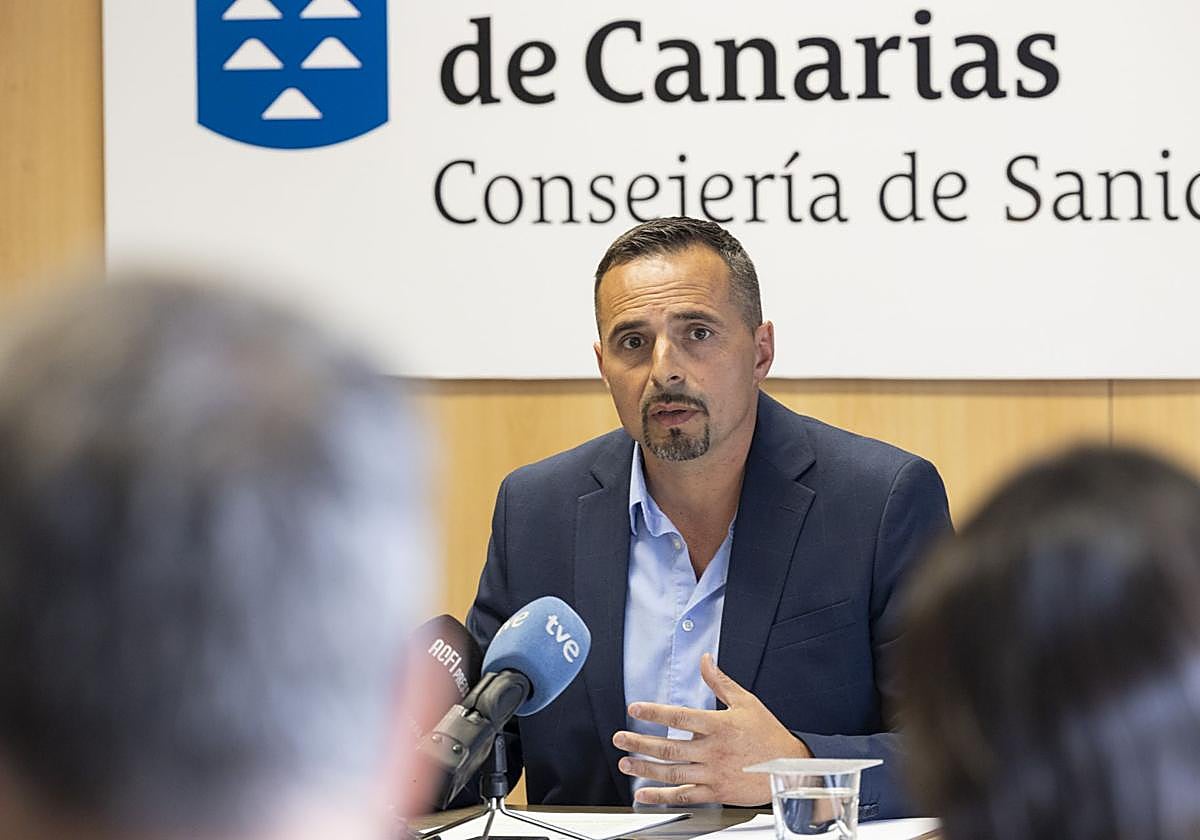 El director del SCS, Adasat Goya, en una comparecencia reciente.