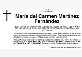 María del Carmen Martínez Fernández