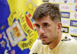 Manu Fuster, este jueves en su comparecencia pública en Barranco Seco.