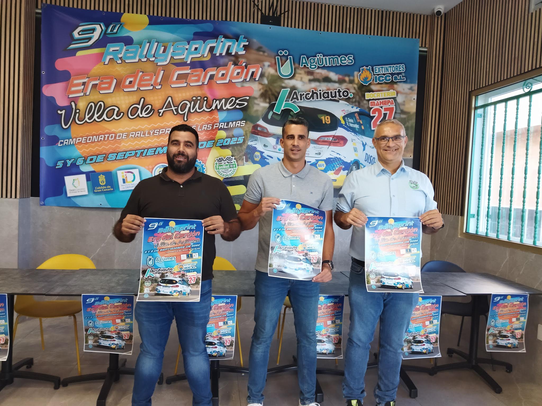 Imagen de la presentación del Rallysprint Era del Cardón, que celebra su novena edición.