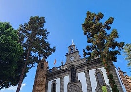 Cielos despejados en Teror este jueves.