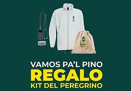 Kit de peregrino que se repartirá el 7 de septiembre.